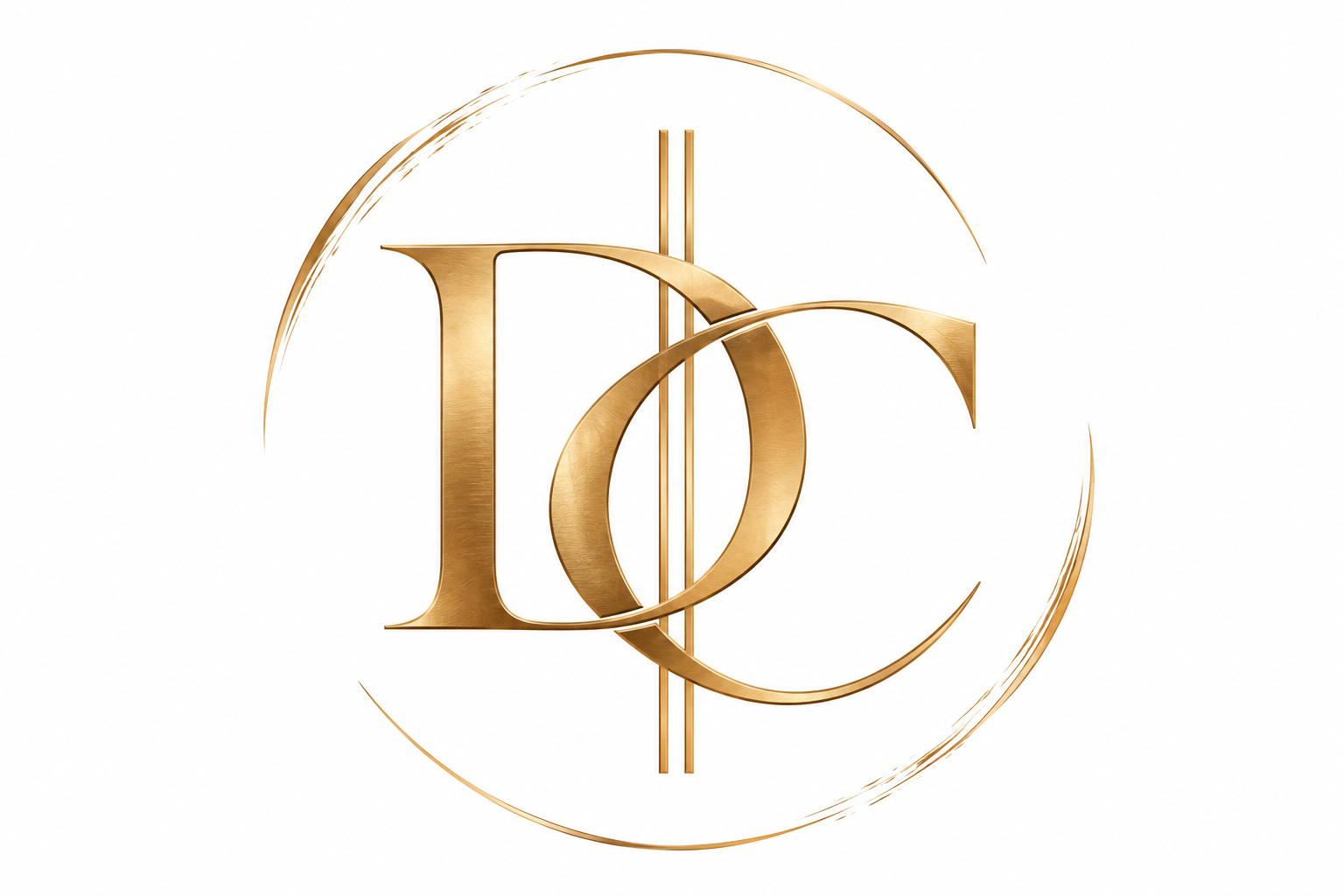 Doppiecorde gold monogram